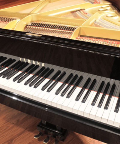concert grand piano used for lunchtime concerts and recitals