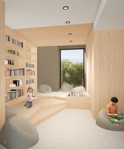 Récré latté - projet de rénovation d'un centre de loisir à Lyon