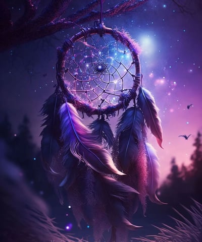 a dream catcher with a dream catcher on it