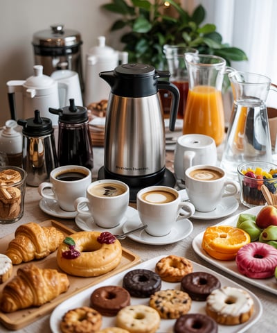 Servicio de coffee break en León, paquete intermedio