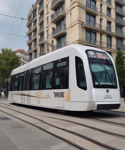 A wall advertisement in a transit area showcases station features and services. The design includes visuals of a train and station, with detailed text in both Chinese and English. A cute cartoon character is present alongside graphics illustrating key highlights.