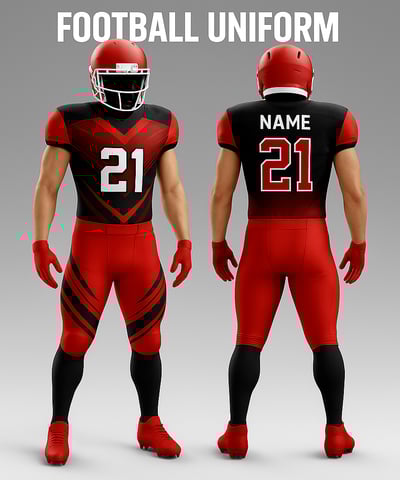 a football uniform for a football team