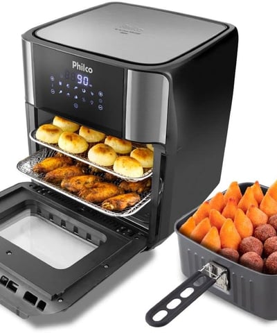 FRITADEIRA AIR FRYER PHILCO 12L PT PFR2200P 220V