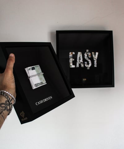 a wall arts with motivational quotes in a luxury space