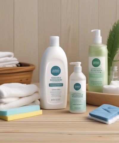 Productos aseo personal y algunas toallas
