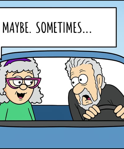 Deni and Earl “Road Trip” nearly every day, praying for souls as they go.