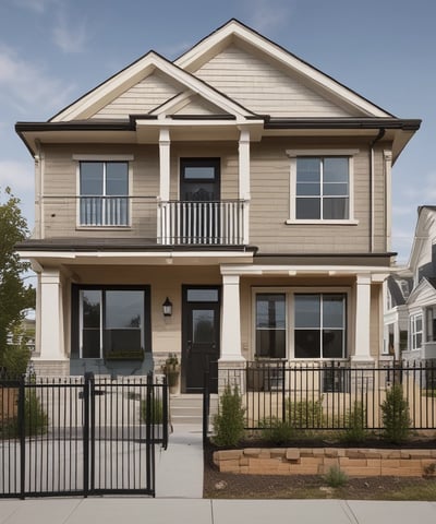 a brand new house