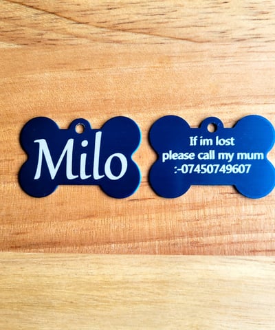 Personalised dog tag