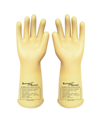 Electrical Hand Gloves of SK Fire Protection Shown In This Picture