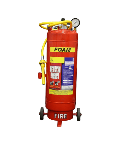 Foam-Wheeled-Fire-Extinguisher of SK Fire Protection Shown In This Picture