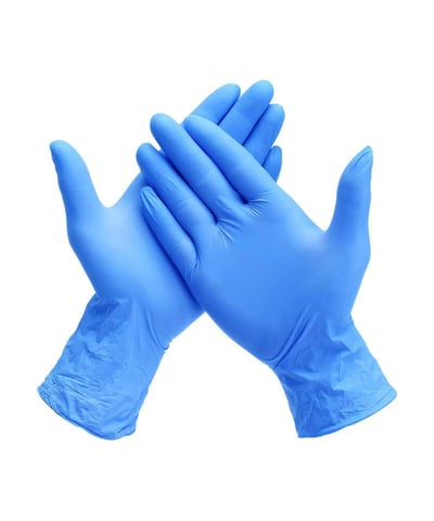 Nitrile Gloves of SK Fire Protection Shown In This Picture