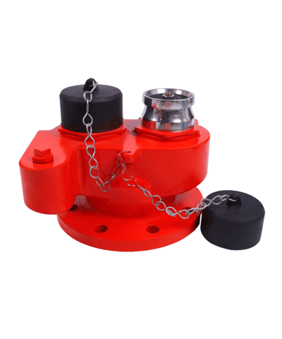 2-Way-Inlet-Breeching-Valve of SK Fire Protection Shown In This Picture