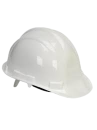 White-Fire-Safety-Helmet of SK Fire Protection Shown In This Picture