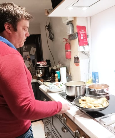 Tortelloni cooked in a sage butter