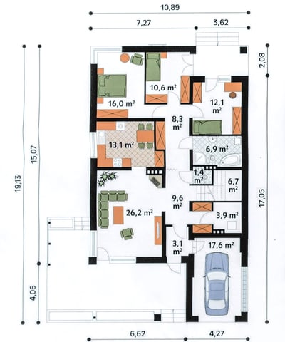 house plan design by aakaar constrologixtix in dumka