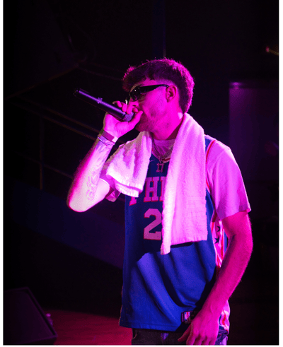 Cantante, concerto live, concerto