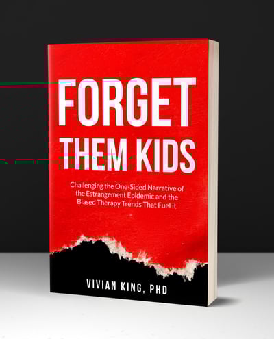 red 'f them kids' by vivian king's book cover 