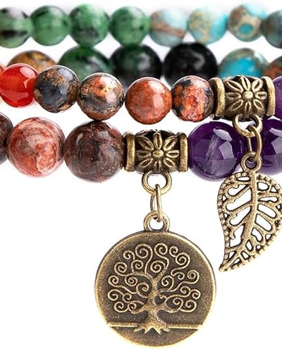 a bracelet with a tree of life