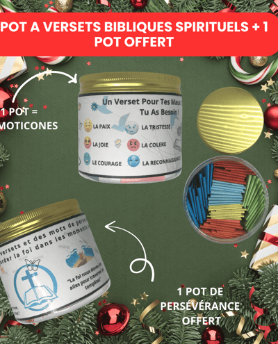 Pot de versets biblique spirituels