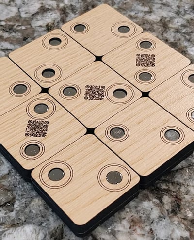 9-Plank Magnet Puzzle