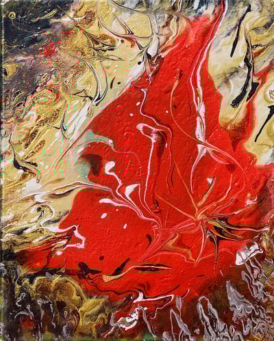 Papillon Courage - 30€ - Peinture acrylique 40X50 2024