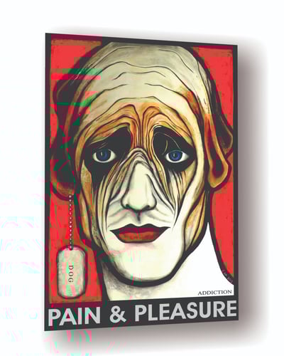 Pain & Pleasure Male Face Dog Animal Spirit Portrait