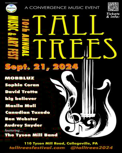 Tall Trees Music and Art Fest 2024 poster