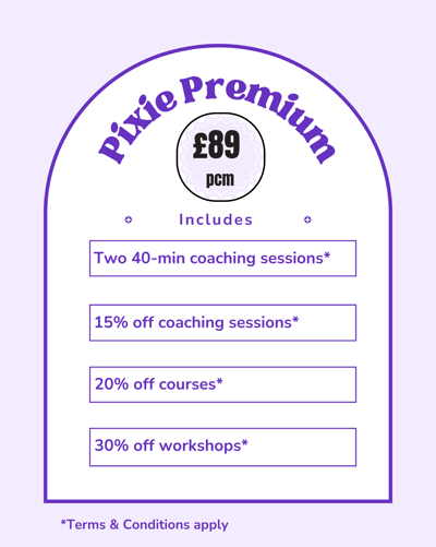 Monthly Membership Package for Pixie Premium