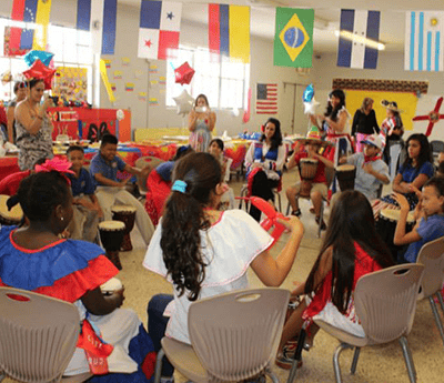 A RITMO!® for Kids birthday party can also include professional interactive dancers