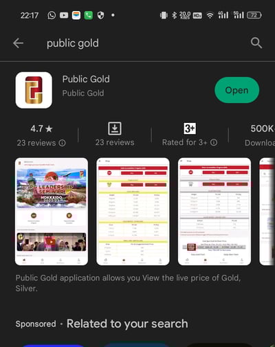 google play public gold