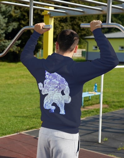 Communitytee Gym Bear Hoodie