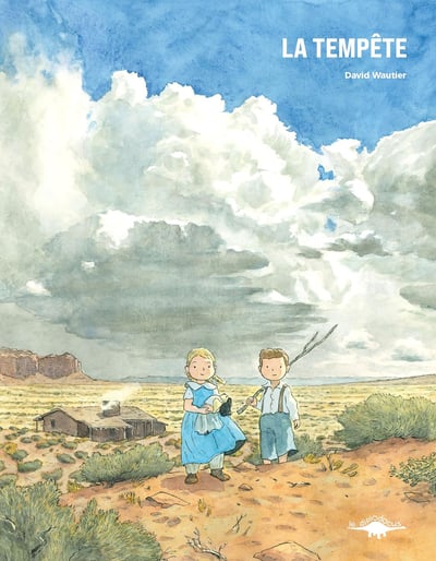 Première de couverture de la BD La tempête de David Wautier