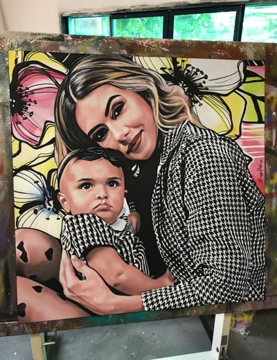 uadro colorido em Pop-Art para decoração de interiores