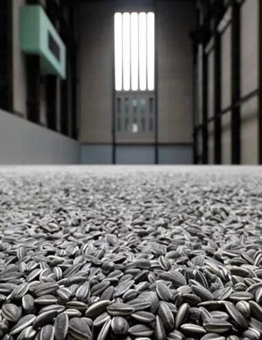 Weiwei utilizou 100 milhões de sementes de girassol de porcelana