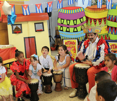 RITMO!® for Kids is interactive drumming team-building