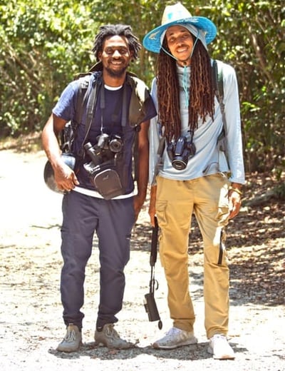 Tour guide, Hendrew Haley, Avian Bahama bird watching tour