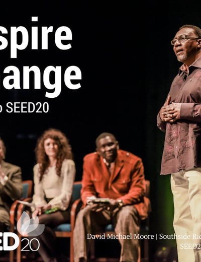 David Moore at Seed20 in 2016 speaking about Southside Rides Foundation