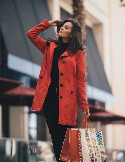 Frau shopping businessFrau