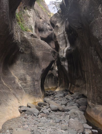 Tugela gorge walk and Policemans Helmet, Thendele Upper Camp, Drakensberg Amphitheatre, South Africa