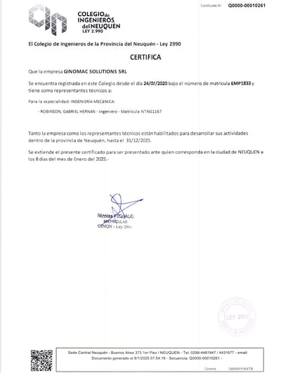Colegio de Ingenieros de Neuquen