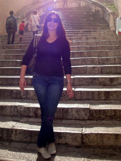 visitando a escadaria da vergonha em Dubrovnik