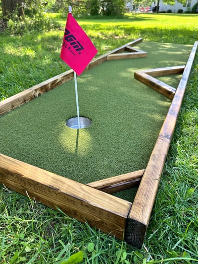 One of our custom-built holes