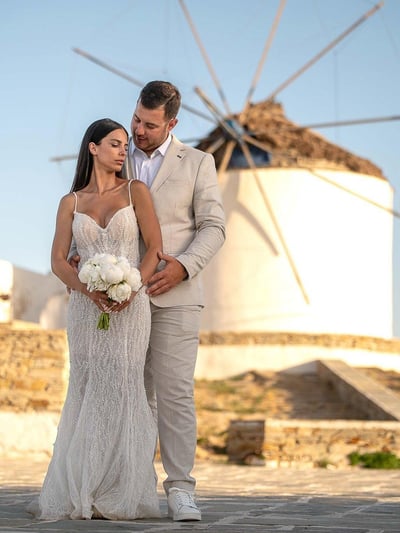 Elegant Wedding in Ios Greece