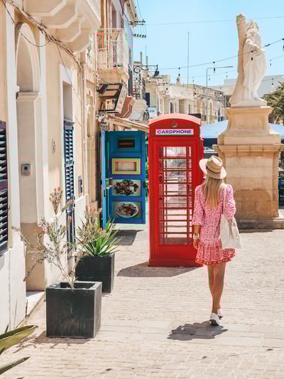 malta red phone booth