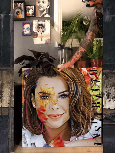 Quadro único em Pop-Art para expressar sua individualidade