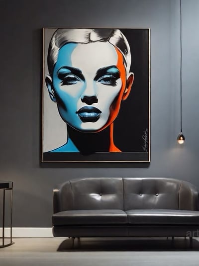Quadro único em Pop-Art para expressar sua individualidade