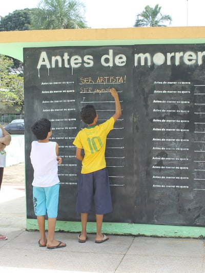 O Projeto de intervenção, Antes de eu Morrer