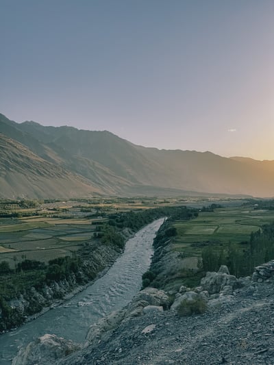 Sunset from the Khakha Fortress