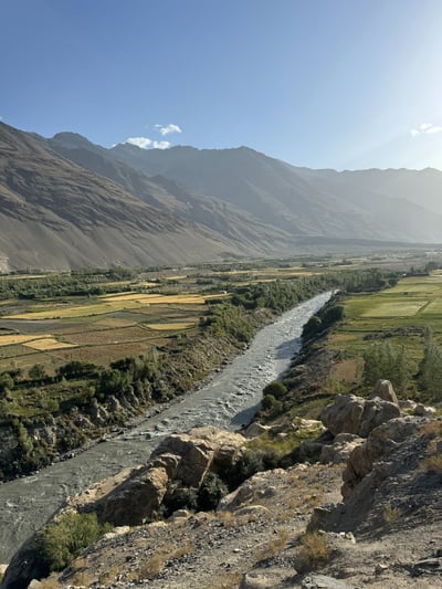 View from the Khakha Fortress