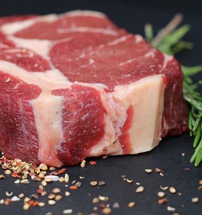 raw steak